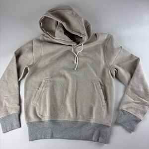 New Wallace & Barnes Hoodie Mens Small Heavyweight Tan Pullover J Crew